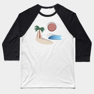Summer Surf days Baseball T-Shirt